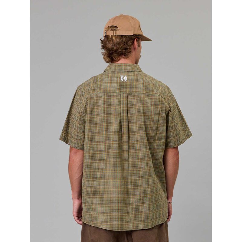 Just Another Fisherman Smoke Fish Deli Short Sleeve Shirt image number 1
